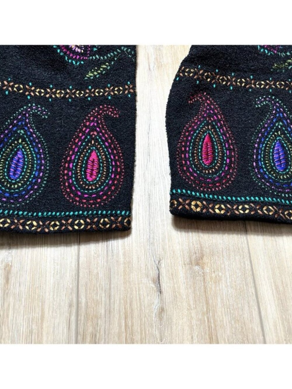 NWT Linea By Louis Dell’Olio Embroidered Wool Blend Cardigan Jacket -Size Medium - Picture 13 of 14